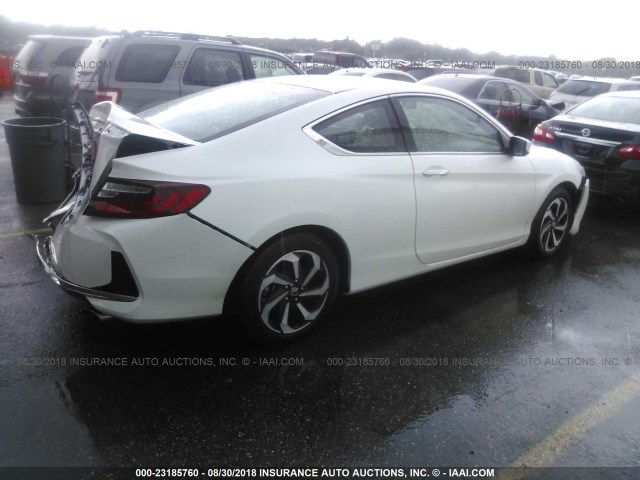 1HGCT1B49GA005567 - 2016 HONDA Accord LX-S WHITE photo 4