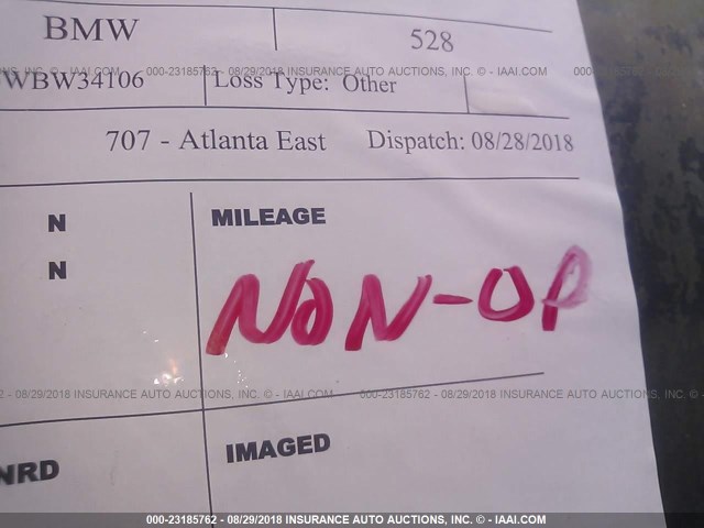 WBADD6326WBW34106 - 1998 BMW 528 I AUTOMATIC BLACK photo 7