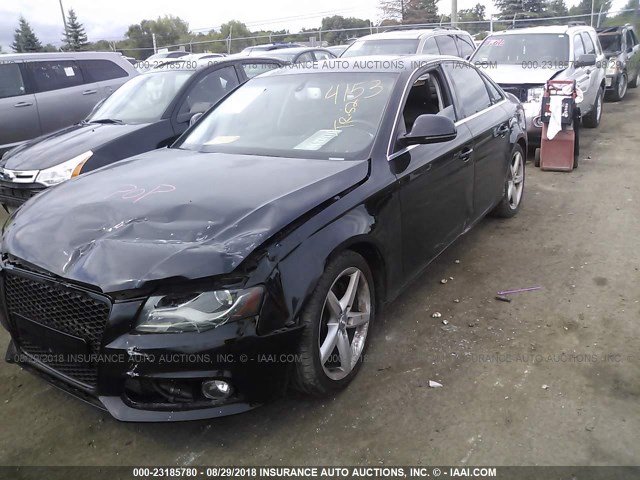 WAUMF78K69N024153 - 2009 AUDI A4 PRESTIGE BLACK photo 2