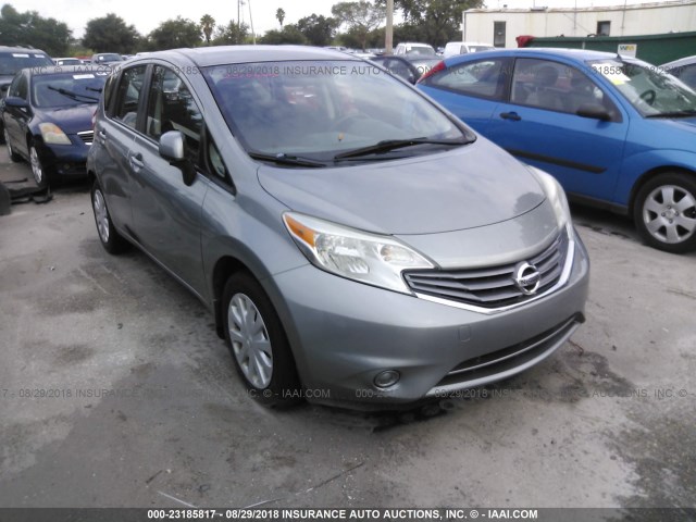 3N1CE2CP0EL419725 - 2014 NISSAN VERSA NOTE S/S PLUS/SV/SL GRAY photo 1