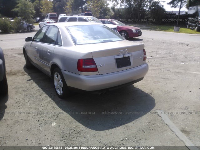 WAUDH68D01A143852 - 2001 AUDI A4 2.8 QUATTRO BEIGE photo 3