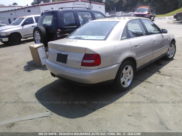 WAUDH68D01A143852 - 2001 AUDI A4 2.8 QUATTRO BEIGE photo 4