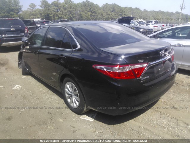 4T4BF1FKXGR580707 - 2016 TOYOTA CAMRY LE/XLE/SE/XSE 黑色 照片 3
