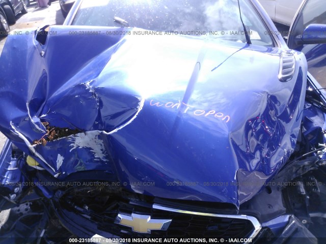 6G3F15RW5HL310931 - 2017 CHEVROLET SS BLUE photo 10