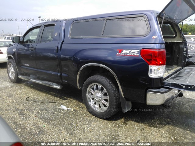 5TFRM5F15CX039235 - 2012 TOYOTA TUNDRA DOUBLE CAB SR5 Dark Blue photo 3