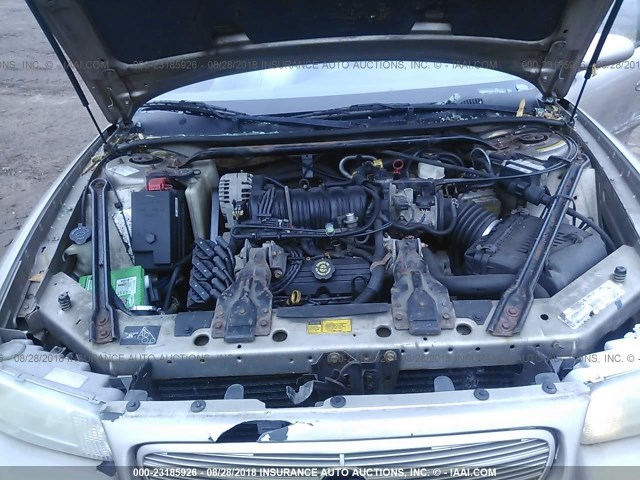 2G4WB52K9Y1200533 - 2000 BUICK REGAL LS TAN photo 10
