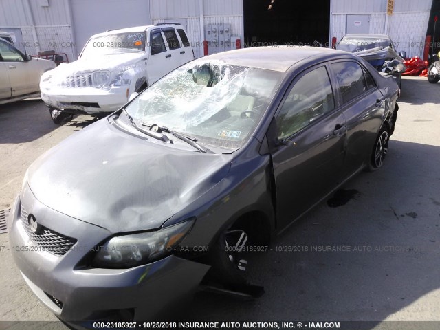 JTDBL40E799048283 - 2009 TOYOTA COROLLA LE/XLE GRAY photo 6