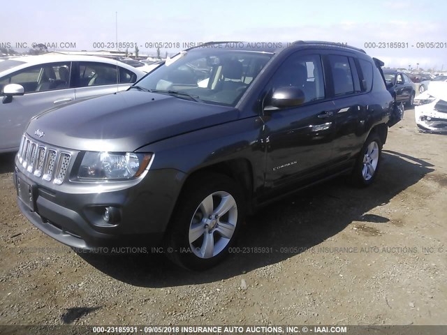 1C4NJCEA8GD619955 - 2016 JEEP COMPASS LATITUDE 灰色 照片 2