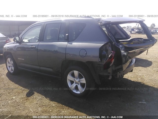 1C4NJCEA8GD619955 - 2016 JEEP COMPASS LATITUDE 灰色 照片 3