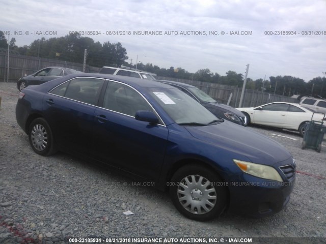 4T1BF3EK0AU520207 - 2010 TOYOTA CAMRY SE/LE/XLE BLUE photo 1