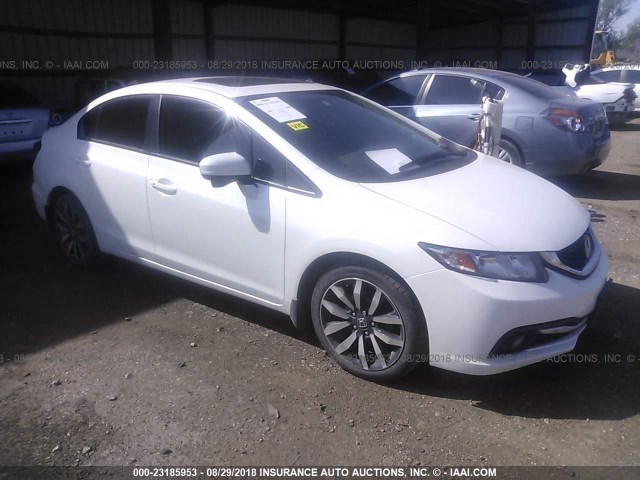 19XFB2F93FE085311 - 2015 HONDA CIVIC EXL 白色 照片 1