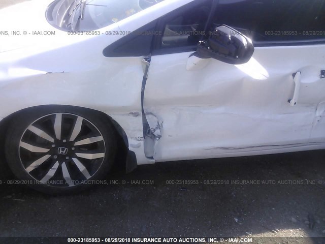 19XFB2F93FE085311 - 2015 HONDA CIVIC EXL 白色 照片 6