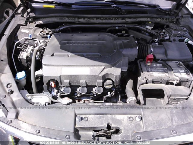 5J6TF2H51FL003868 - 2015 HONDA CROSSTOUR EXL შავი ფოტო 10