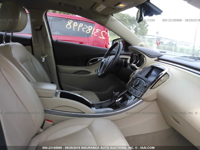 1G4GE5EV3AF310297 - 2010 BUICK LACROSSE CXS BURGUNDY photo 5