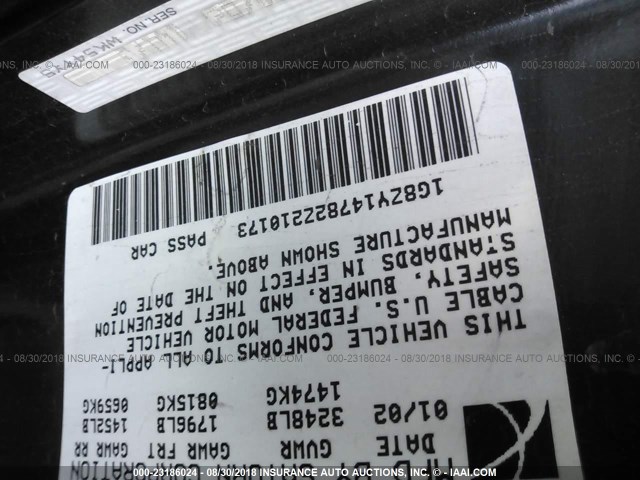 1G8ZY14782Z210173 - 2002 SATURN SC2 MAROON photo 9