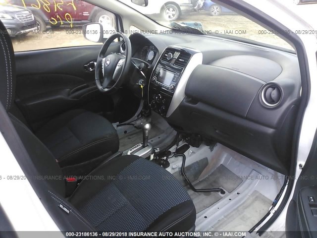 3N1CE2CP1GL354516 - 2016 NISSAN VERSA NOTE S/S PLUS/SV/SL/SR WHITE photo 5