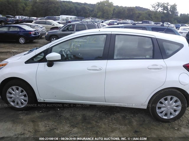 3N1CE2CP1GL354516 - 2016 NISSAN VERSA NOTE S/S PLUS/SV/SL/SR WHITE photo 6