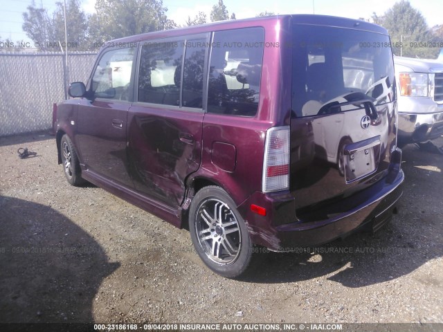 JTLKT324264041365 - 2006 TOYOTA SCION XB PURPLE photo 3