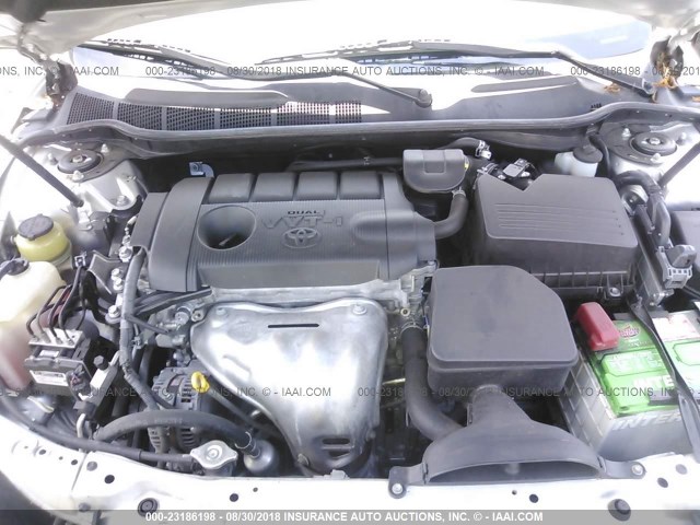 4T4BF3EK1AR075854 - 2010 TOYOTA CAMRY SE/LE/XLE 银色 照片 10