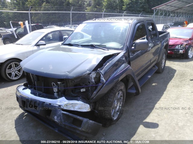 1GCHTDFEXC8130930 - 2012 CHEVROLET COLORADO LT GRAY photo 2