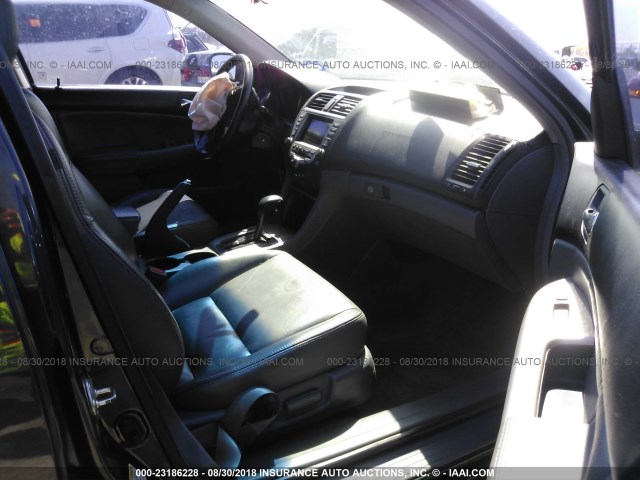 1HGCM66896A023427 - 2006 HONDA ACCORD EX GRAY photo 5