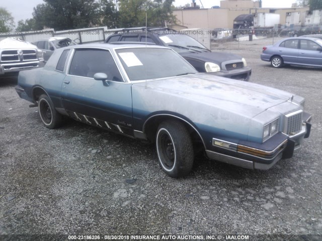 2G2GK37HXF2322324 - 1985 PONTIAC GRAND PRIX LE BLUE photo 1