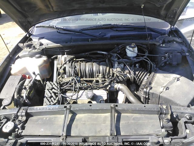 1G2HX52K74U174032 - 2004 PONTIAC BONNEVILLE SE GRAY photo 10