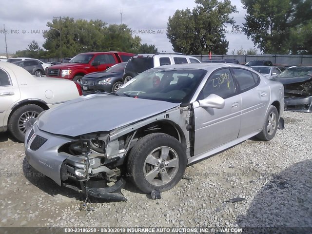 2G2WP522851151735 - 2005 PONTIAC GRAND PRIX Сріблястий фото 2