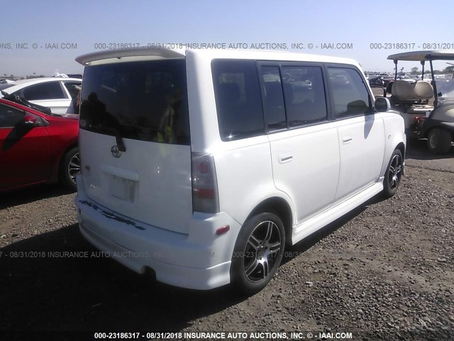 JTLKT324464088364 - 2006 TOYOTA SCION XB Weiß Foto 4