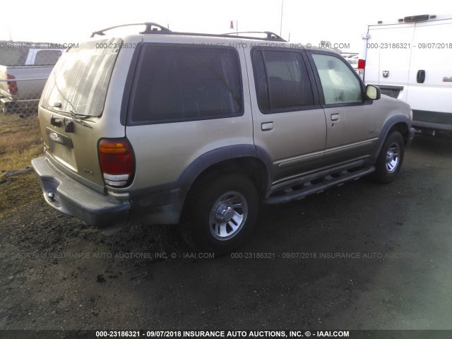 1FMZU62XXYZC45495 - 2000 FORD EXPLORER XLS GOLD photo 4