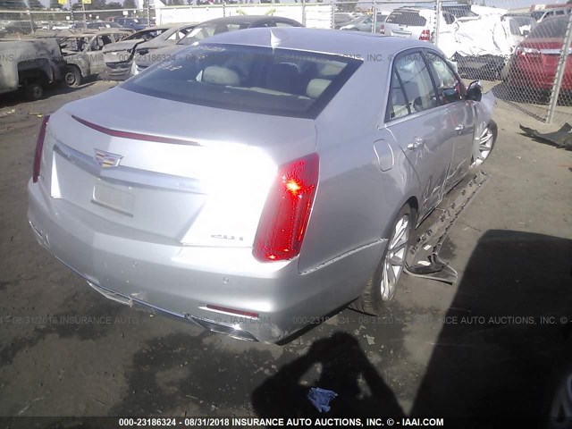 1G6AR5SXXF0111197 - 2015 CADILLAC CTS LUXURY COLLECTION SILVER photo 4