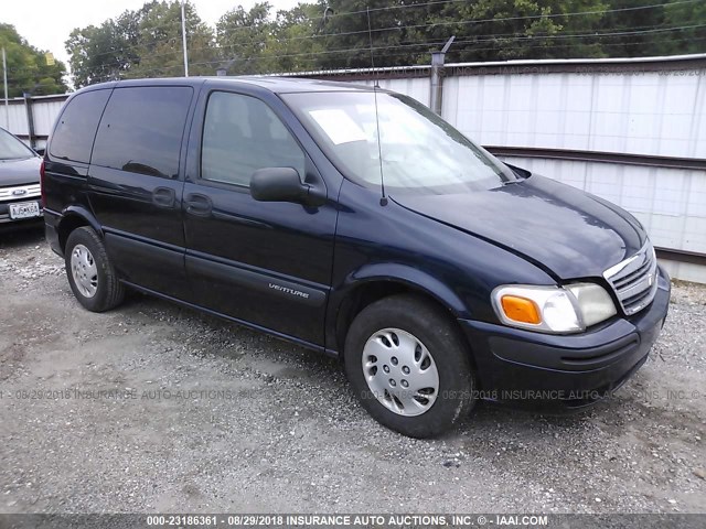 1GNDU03E82D167755 - 2002 CHEVROLET VENTURE BLUE photo 1