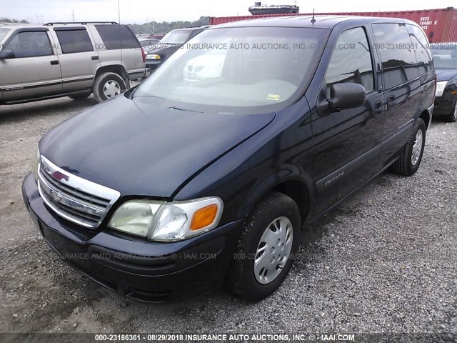 1GNDU03E82D167755 - 2002 CHEVROLET VENTURE BLUE photo 2