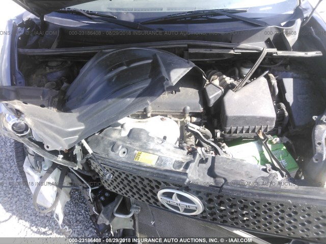 JTLKE50E281058897 - 2008 TOYOTA SCION Көк фото 10