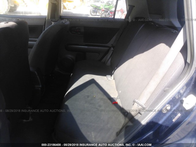 JTLKE50E281058897 - 2008 TOYOTA SCION Көк фото 8