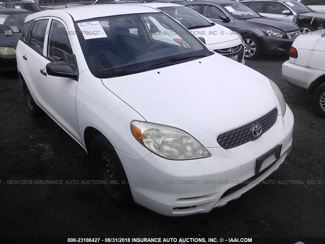 2T1KR32E74C261453 - 2004 TOYOTA COROLLA MATRIX XR WHITE photo 1