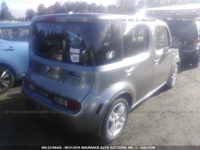 JN8AZ28R69T116067 - 2009 NISSAN CUBE S/SL BEIGE photo 4