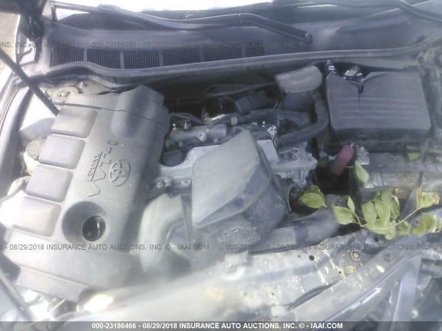 4T1BF3EK2BU747089 - 2011 TOYOTA CAMRY SE/LE/XLE GRAY photo 10