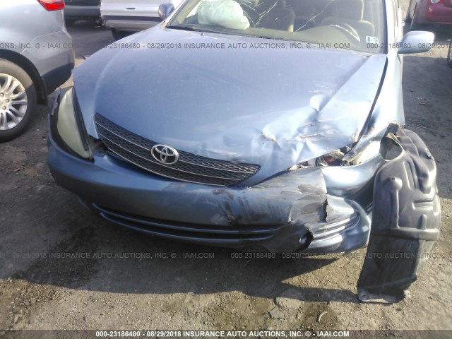4T1BE32K54U916404 - 2004 TOYOTA CAMRY LE/XLE/SE BLUE photo 6