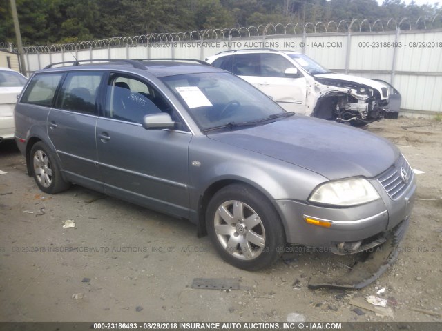 WVWWH63B73E145708 - 2003 VOLKSWAGEN PASSAT GLX GRAY photo 1