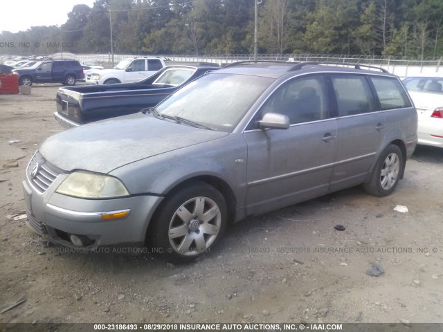 WVWWH63B73E145708 - 2003 VOLKSWAGEN PASSAT GLX GRAY photo 2
