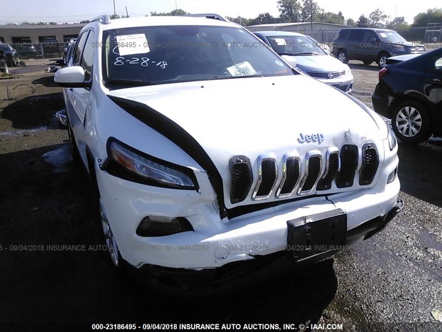 1C4PJMCB5EW243758 - 2014 JEEP CHEROKEE LATITUDE WHITE photo 6