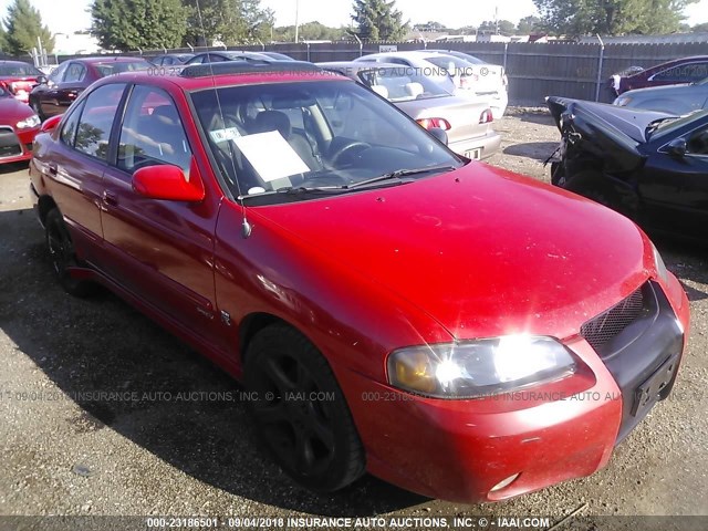 3N1AB51D13L727381 - 2003 NISSAN SENTRA SE-R SPEC V RED photo 1