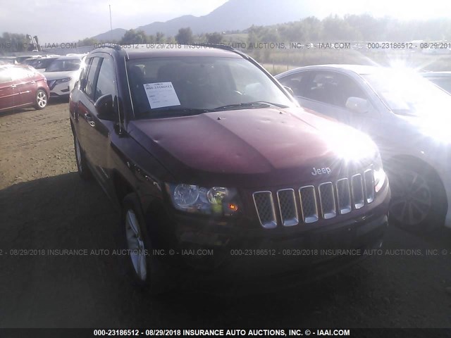 1C4NJDEBXGD663454 - 2016 JEEP COMPASS LATITUDE 红色 照片 6