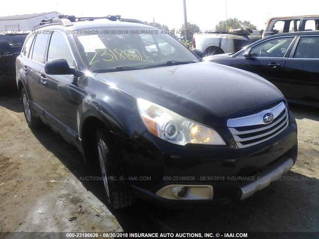 4S4BRCLC6B3333256 - 2011 SUBARU OUTBACK 2.5I LIMITED BLACK photo 1