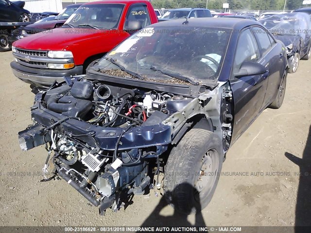 1G2ZG57B584170628 - 2008 PONTIAC G6 SE BLUE photo 2