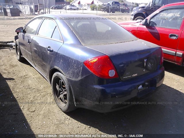 1G2ZG57B584170628 - 2008 PONTIAC G6 SE BLUE photo 3