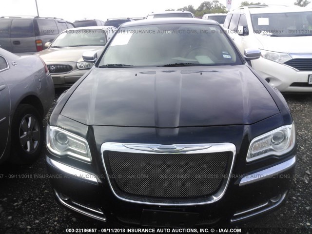 2C3CA5CG1BH594472 - 2011 CHRYSLER 300 LIMITED BLACK photo 6