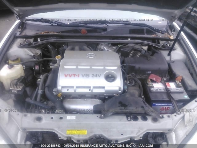 4T1BF32KX4U580326 - 2004 TOYOTA CAMRY LE/XLE/SE 银色 照片 10