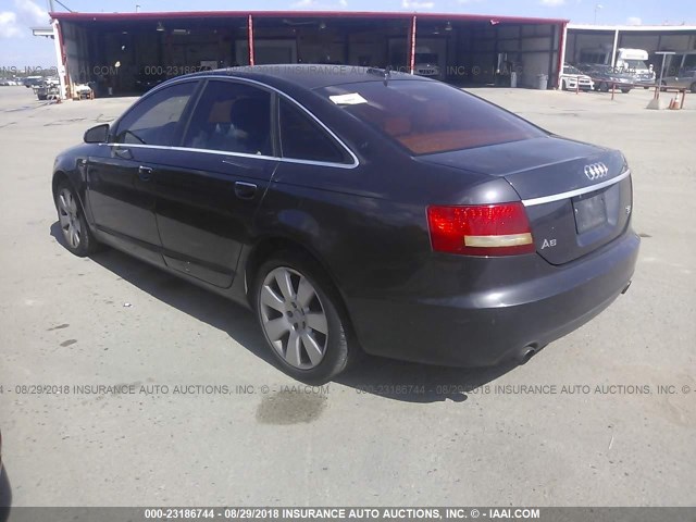 WAUDG74F55N090614 - 2005 AUDI A6 3.2 QUATTRO BLACK photo 3